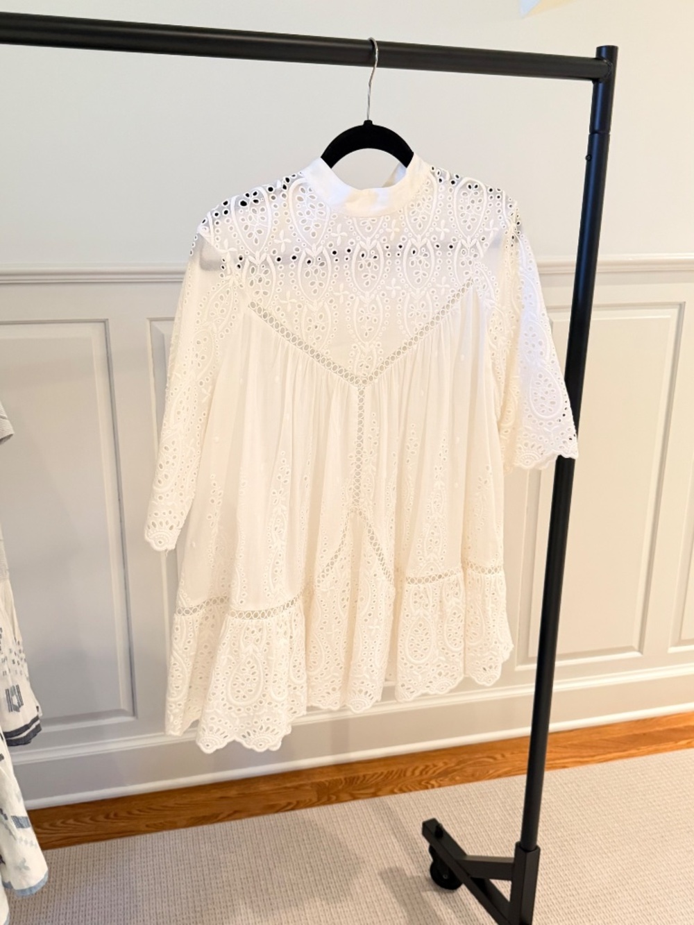 ZIMMERMAN White Eyelet Top - size medium - US 6/8
